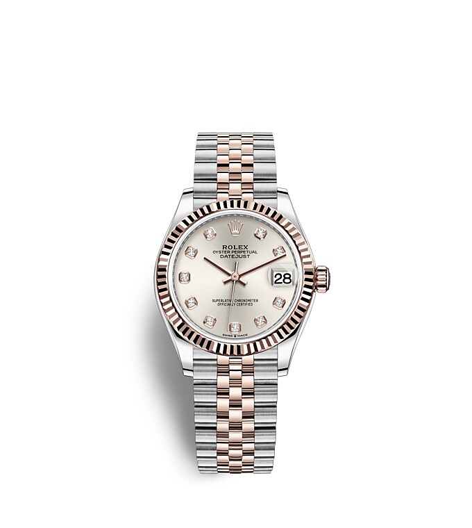 นาฬิกา Rolex Datejust 31- Oyster, 31 มม., Oystersteel และเอเวอร์โรสโกลด์ | 278271