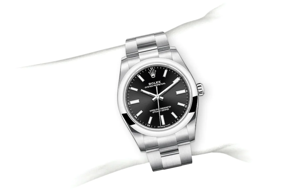 นาฬิกาข้อมือ Rolex Oyster Perpetual | M124200-0002 |  ที่ เพนดูลัม