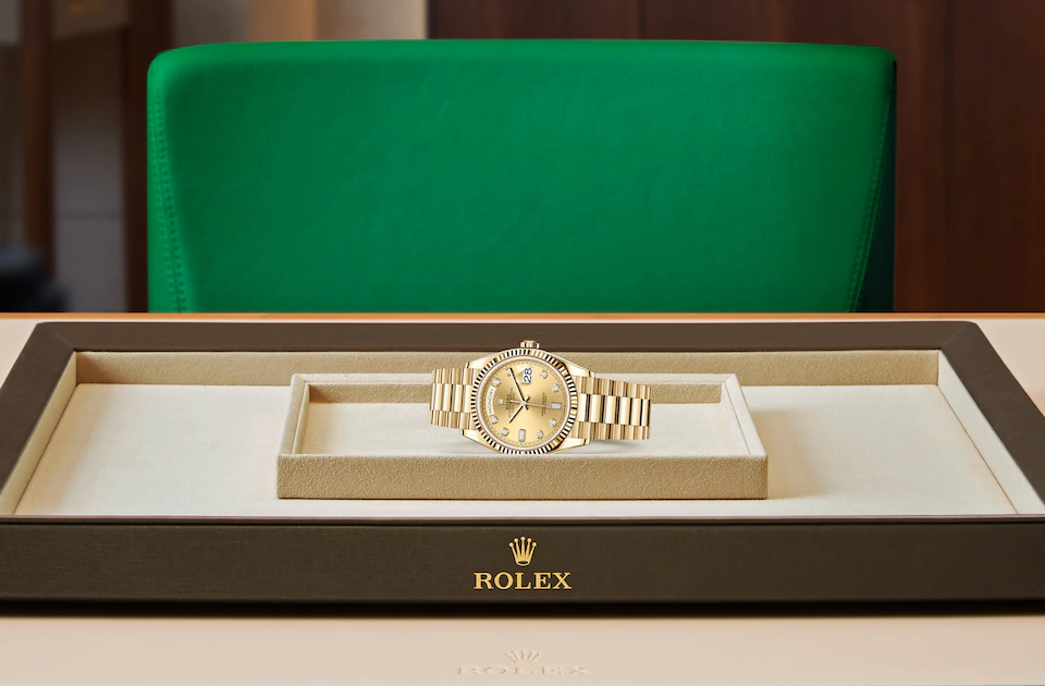 Rolex Day-Date | M128238-0008 | Rolex Official Retailer - Pendulum