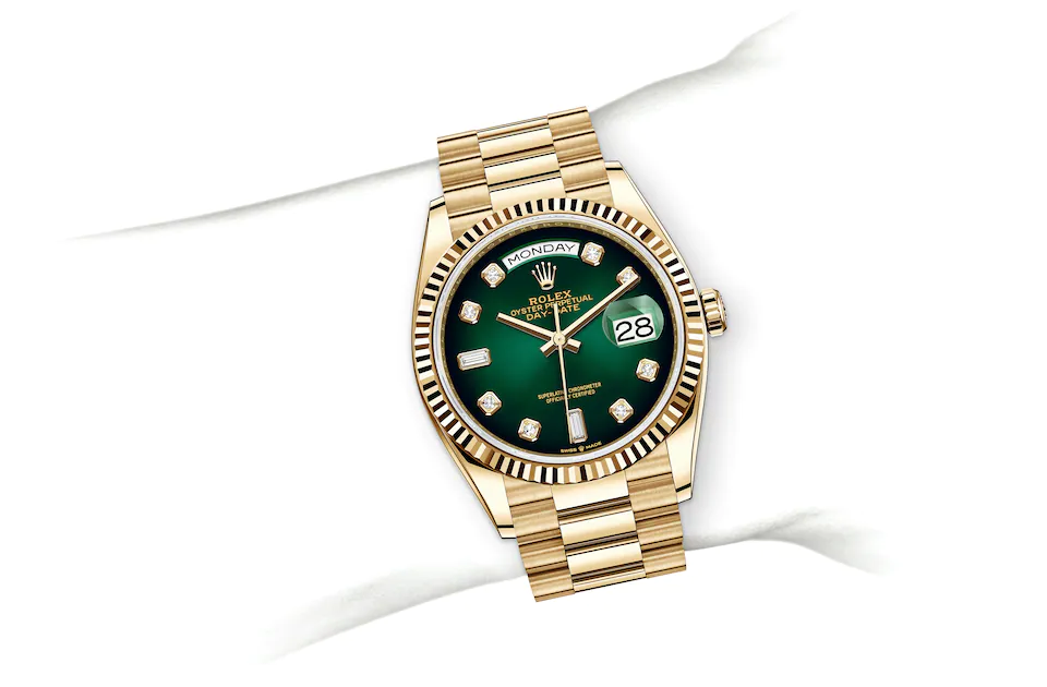 Rolex Day-Date | M128238-0069 | Rolex Official Retailer - Pendulum