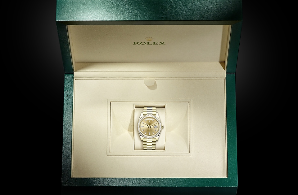 Rolex Day-Date | M228348RBR-0002 | Rolex Official Retailer - Pendulum