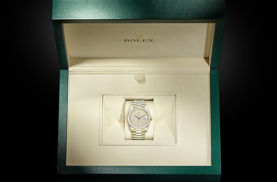 Rolex Day-Date | M228398TBR-0036 | Rolex Official Retailer - Pendulum