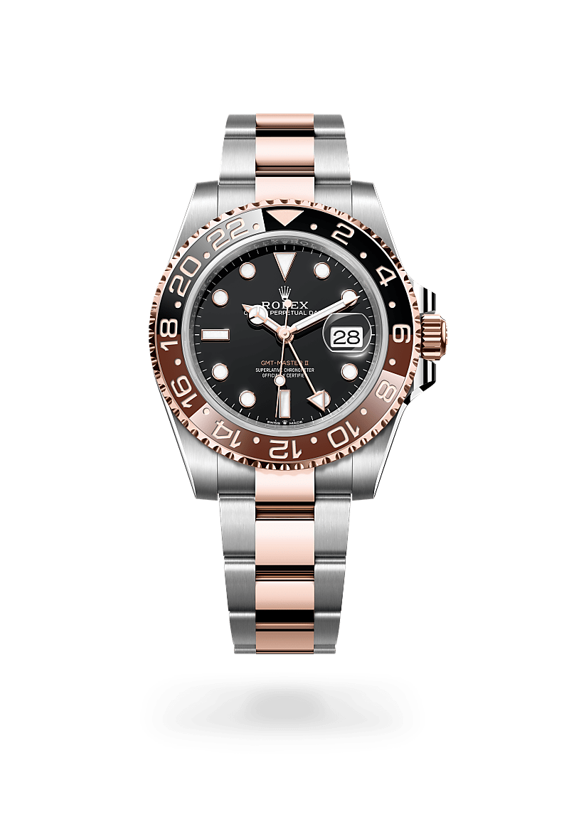 Rolex GMT-Master II in Everose Rolesor - การผสมผสานระหว่าง Oystersteel และเอเวอร์โรสโกลด์, M126711CHNR-0002 - Pendulum