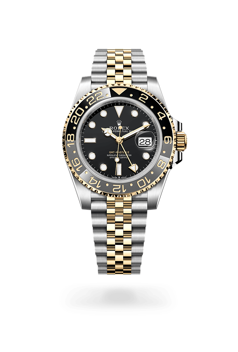 Rolex GMT-Master II in Yellow Rolesor - การผสมผสานระหว่าง Oystersteel และทองคำ, M126713GRNR-0001 - Pendulum