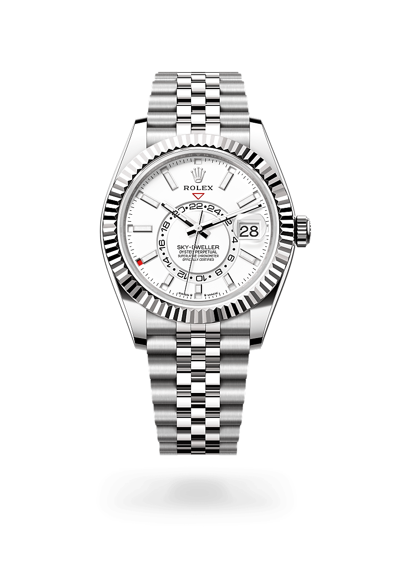 Rolex Sky-Dweller in White Rolesor - การผสมผสานระหว่าง Oystersteel และทองคำขาว, M336934-0004 - Pendulum