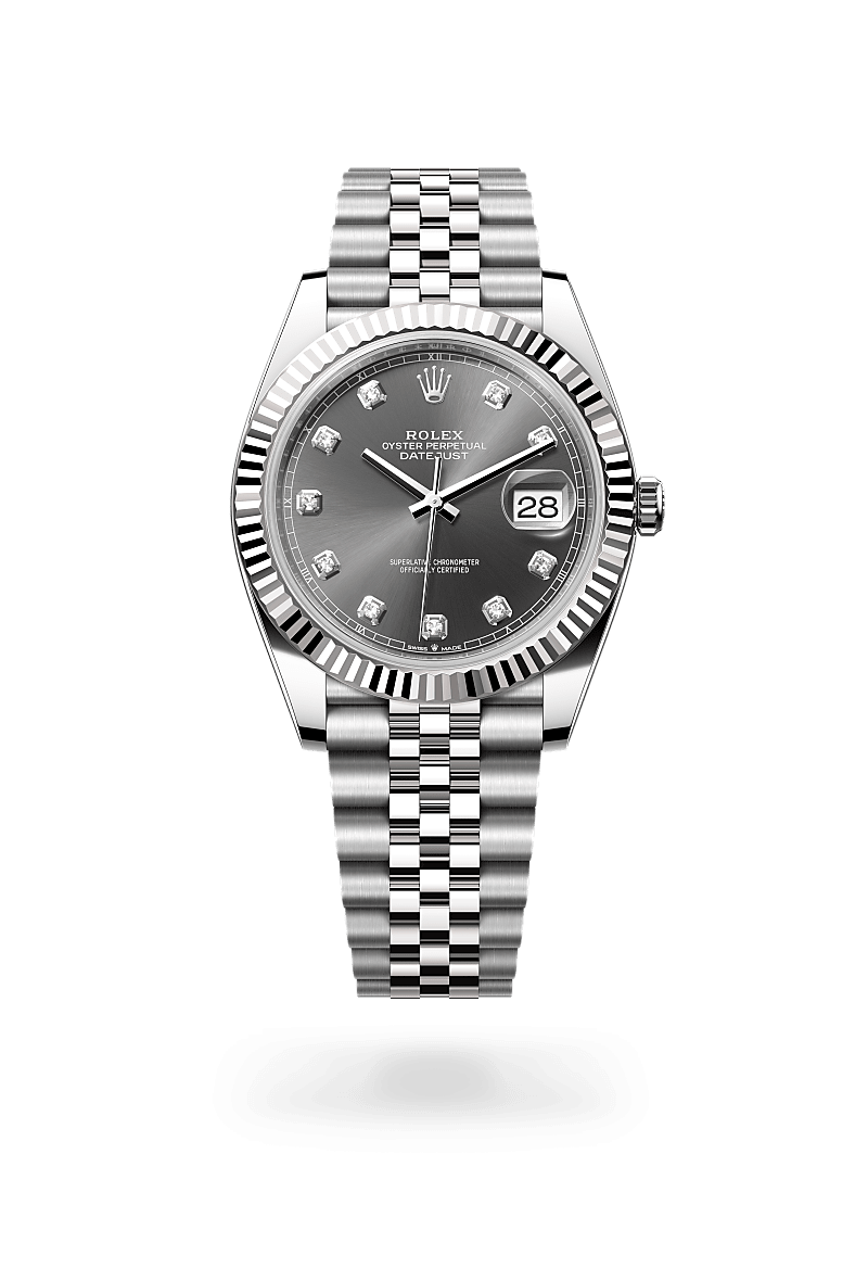 Rolex Datejust in White Rolesor - combination of Oystersteel and white gold, M126334-0006 - Pendulum