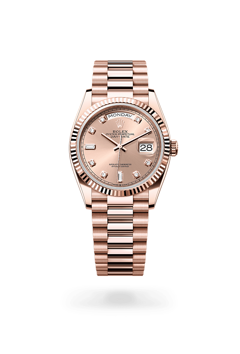 Rolex Day-Date in 18 ct Everose gold, M128235-0009 - Pendulum