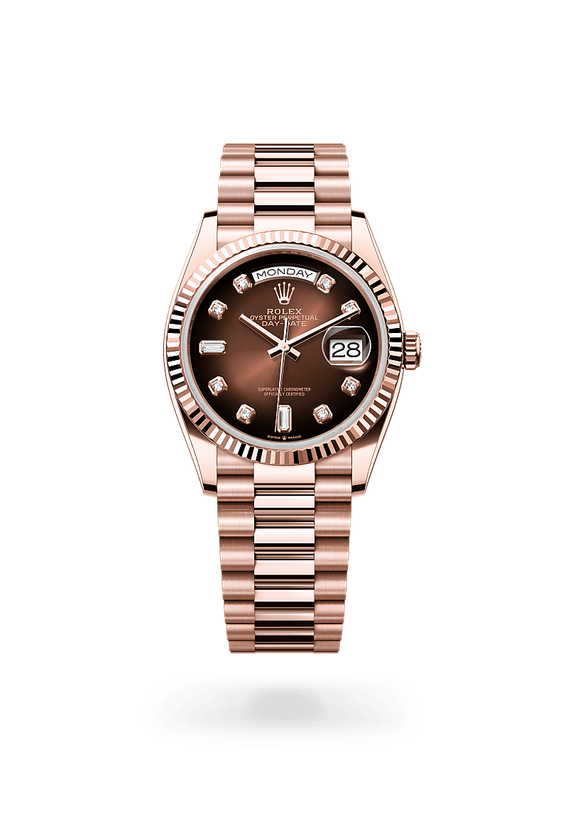 Rolex Day-Date in 18 ct Everose gold, M128235-0037 - Pendulum