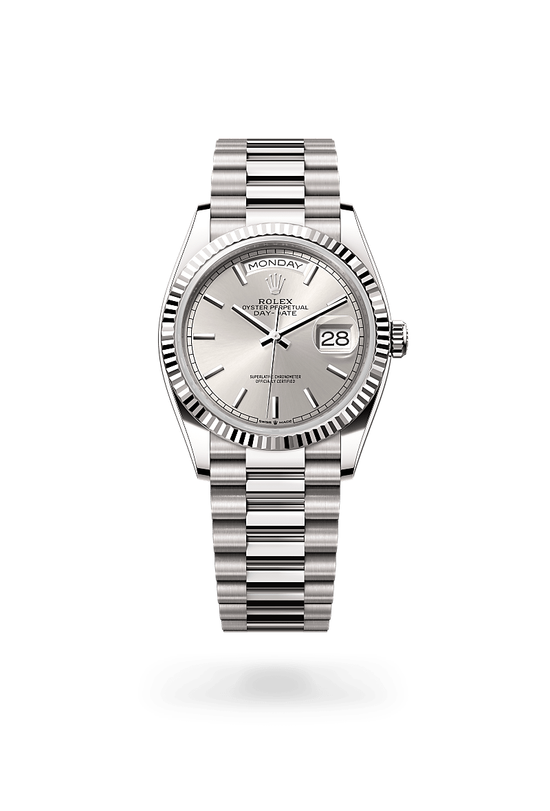 Rolex Day-Date in 18 ct white gold, M128239-0005 - Pendulum