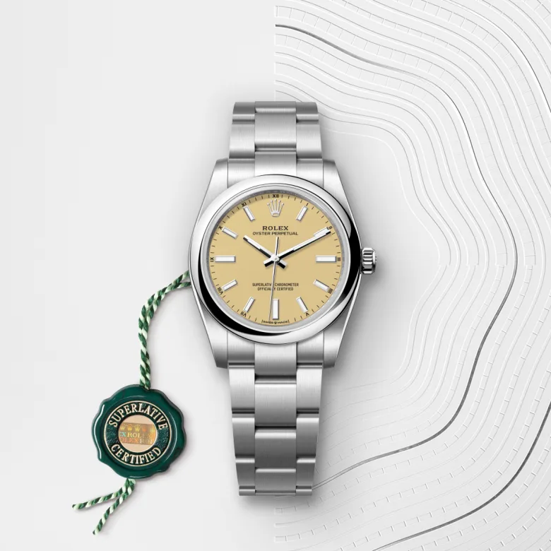 Rolex Oyster Perpetual in Oystersteel, M124200-0007 - Pendulum