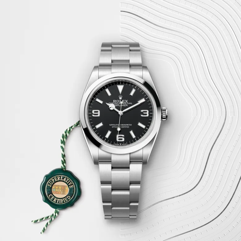 Rolex Explorer in Oystersteel, M124270-0001 - Pendulum