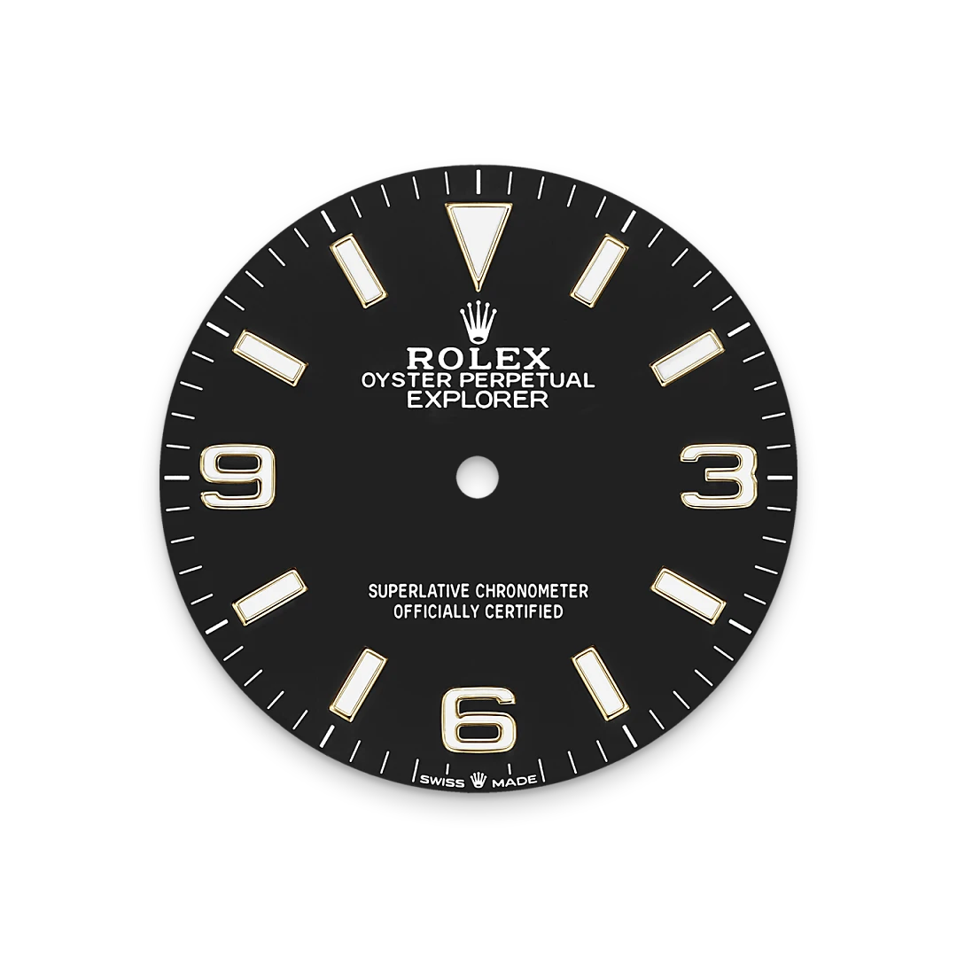 Rolex Explorer in Yellow Rolesor - การผสมผสานระหว่าง Oystersteel และทองคำ, M124273-0001 - Pendulum Rolex Explorer in Yellow Rolesor - การผสมผสานระหว่าง Oystersteel และทองคำ, M124273-0001 - Pendulum