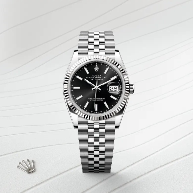 Rolex Datejust in White Rolesor - combination of Oystersteel and white gold, M126234-0015 - Pendulum