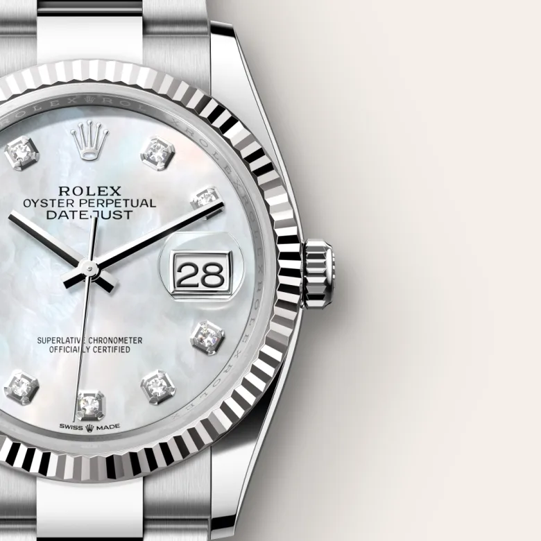 Rolex Datejust in White Rolesor - การผสมผสานระหว่าง Oystersteel และทองคำขาว, M126234-0020 - Pendulum