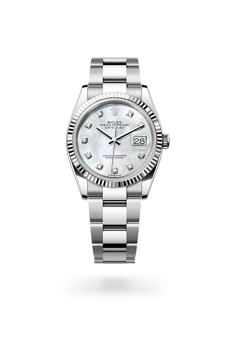 Rolex Datejust in White Rolesor - combination of Oystersteel and white gold, M126234-0020 - Pendulum