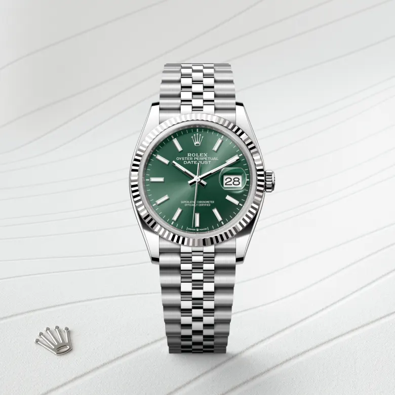 Rolex Datejust in White Rolesor - การผสมผสานระหว่าง Oystersteel และทองคำขาว, M126234-0051 - Pendulum