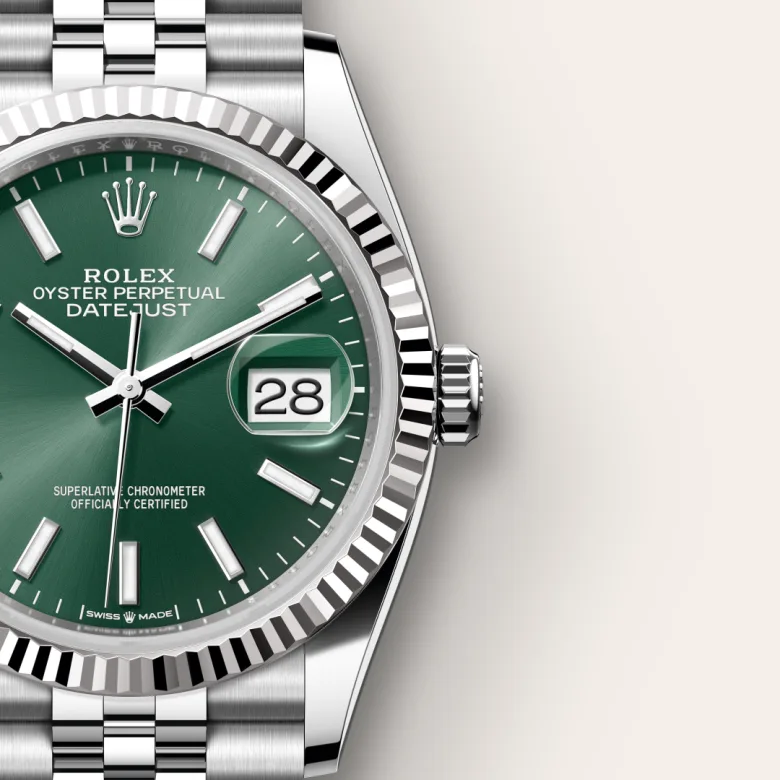Rolex Datejust in White Rolesor - การผสมผสานระหว่าง Oystersteel และทองคำขาว, M126234-0051 - Pendulum