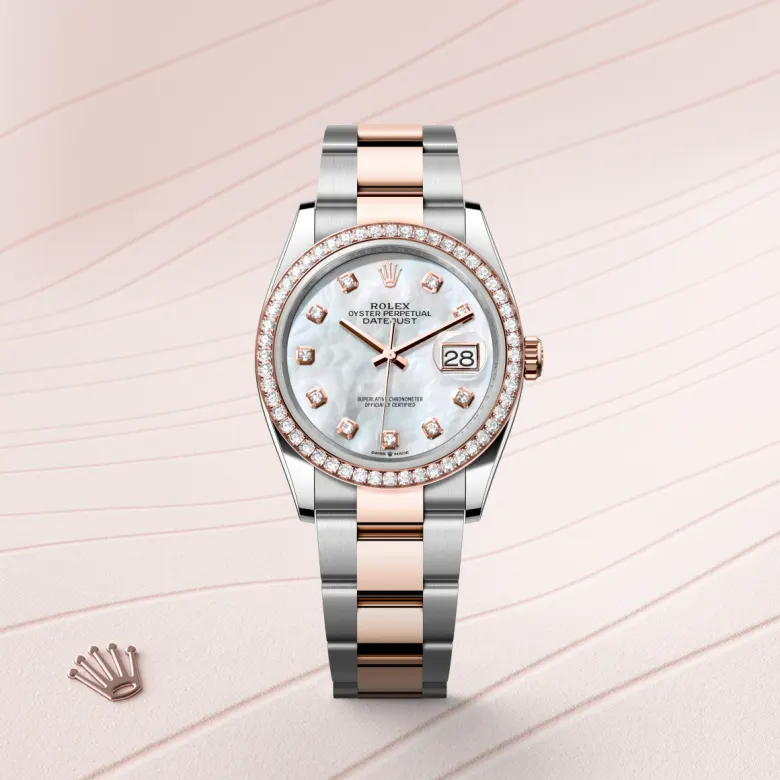 Rolex Datejust in Everose Rolesor - combination of Oystersteel and Everose gold, M126281RBR-0010 - Pendulum