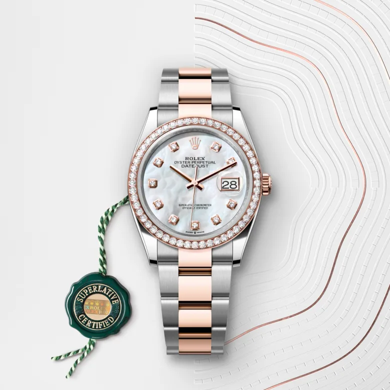 Rolex Datejust in Everose Rolesor - การผสมผสานระหว่าง Oystersteel และเอเวอร์โรสโกลด์, M126281RBR-0010 - Pendulum