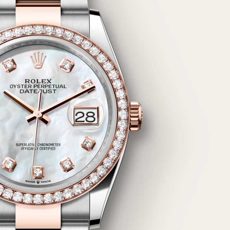 Rolex Datejust in Everose Rolesor - combination of Oystersteel and Everose gold, M126281RBR-0010 - Pendulum