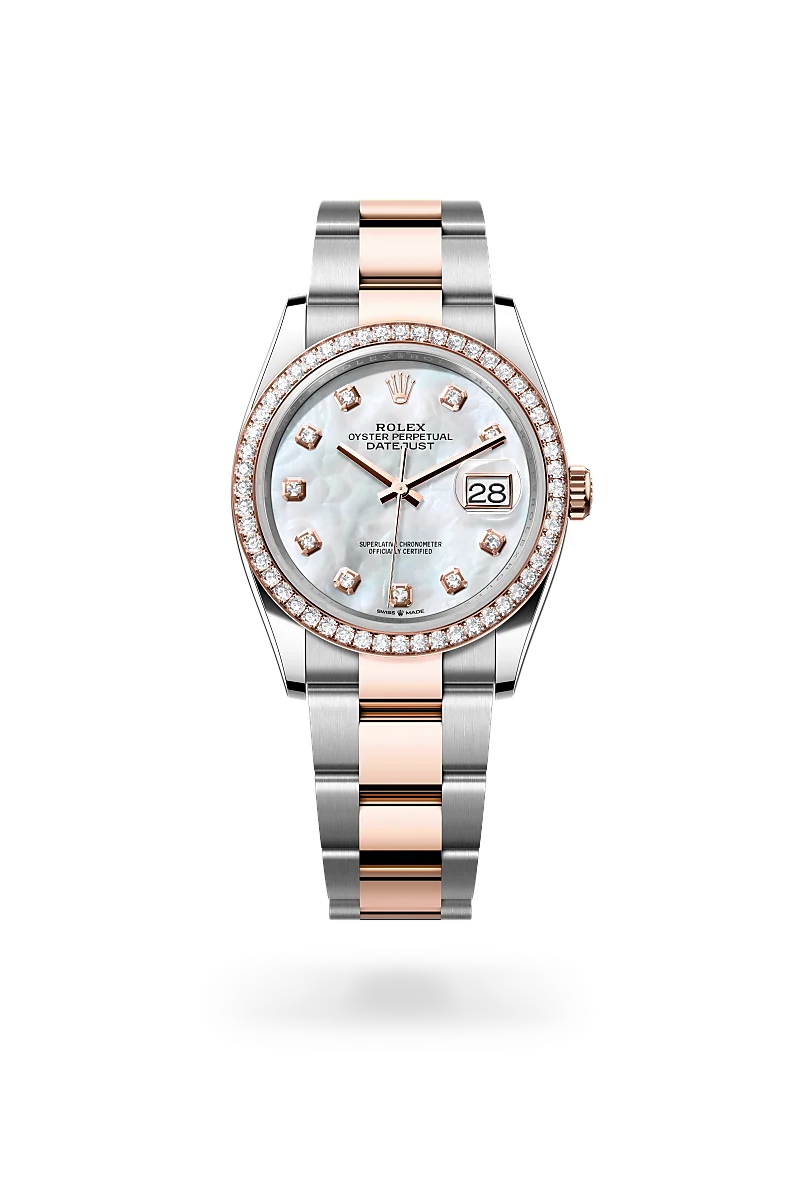 Rolex Datejust in Everose Rolesor - combination of Oystersteel and Everose gold, M126281RBR-0010 - Pendulum