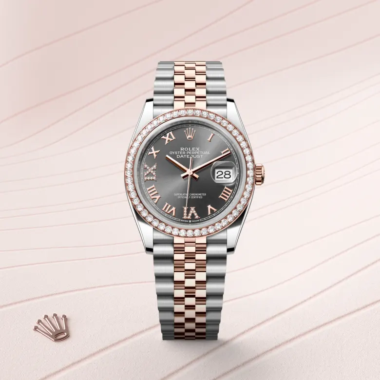 Rolex Datejust in Everose Rolesor - combination of Oystersteel and Everose gold, M126281RBR-0011 - Pendulum