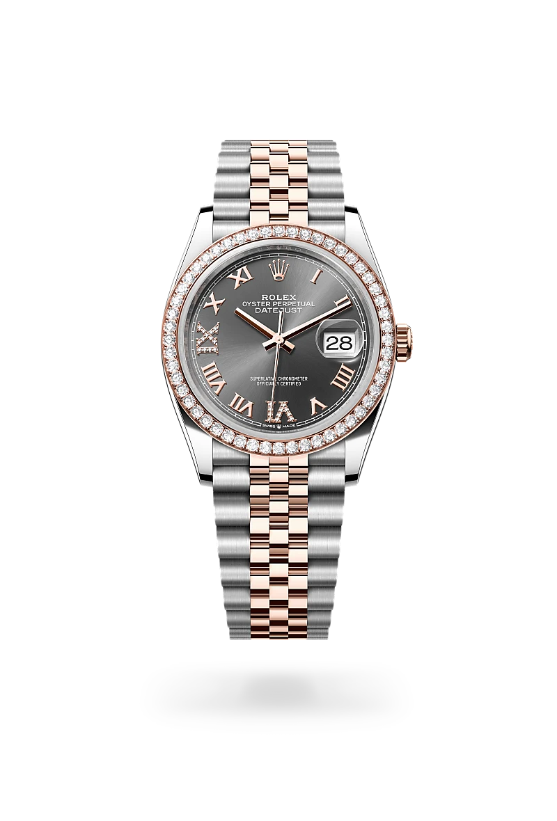 Rolex Datejust in Everose Rolesor - combination of Oystersteel and Everose gold, M126281RBR-0011 - Pendulum