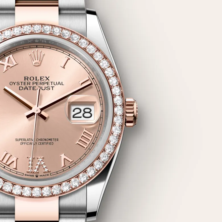 Rolex Datejust in Everose Rolesor - การผสมผสานระหว่าง Oystersteel และเอเวอร์โรสโกลด์, M126281RBR-0016 - Pendulum