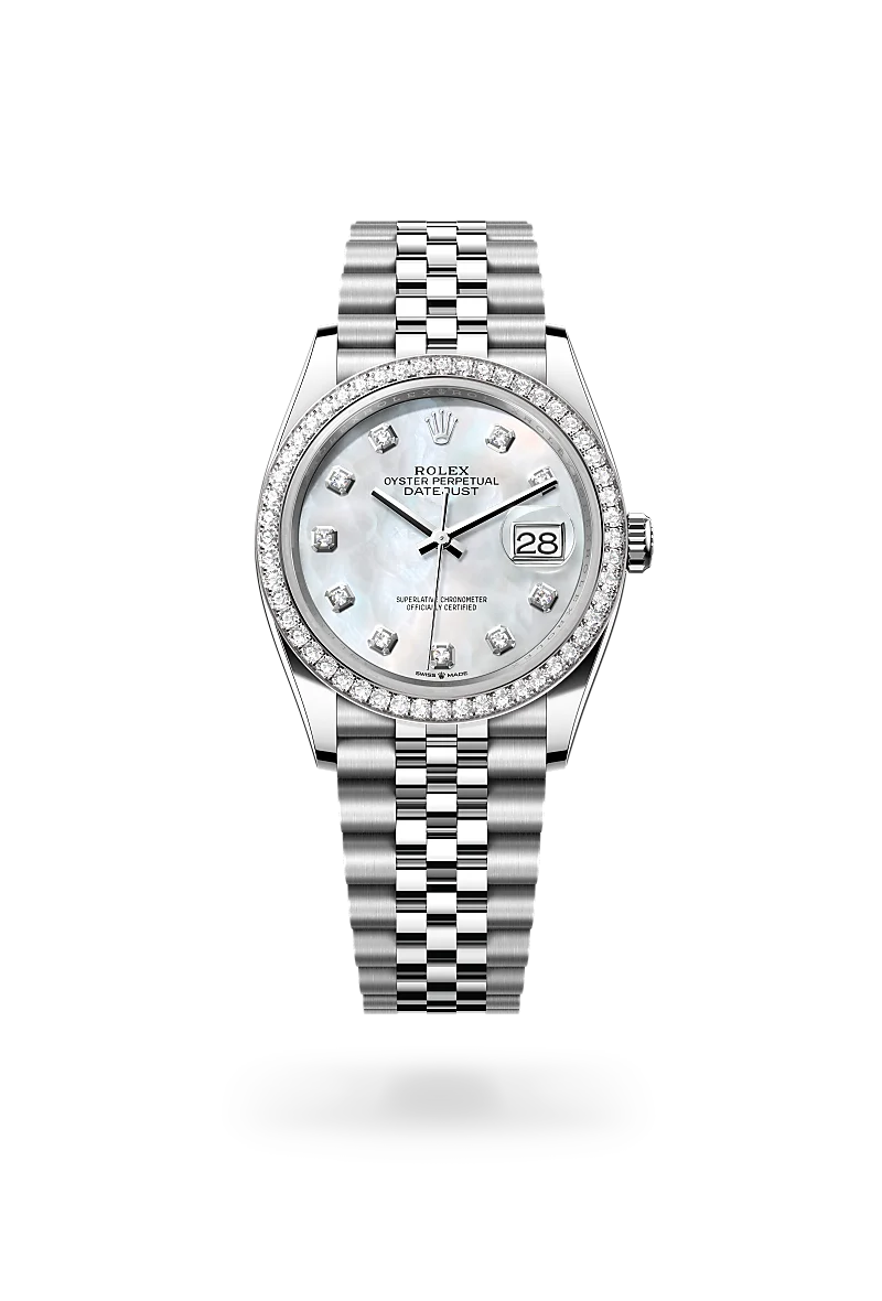 Rolex Datejust in White Rolesor - การผสมผสานระหว่าง Oystersteel และทองคำขาว, M126284RBR-0011 - Pendulum