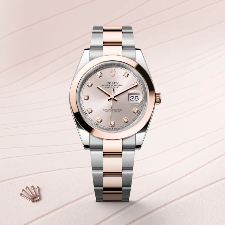 Rolex Datejust in Everose Rolesor - การผสมผสานระหว่าง Oystersteel และเอเวอร์โรสโกลด์, M126301-0007 - Pendulum