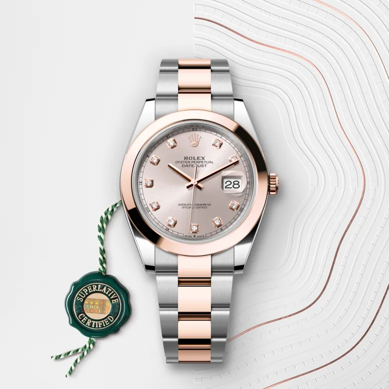 Rolex Datejust in Everose Rolesor - การผสมผสานระหว่าง Oystersteel และเอเวอร์โรสโกลด์, M126301-0007 - Pendulum