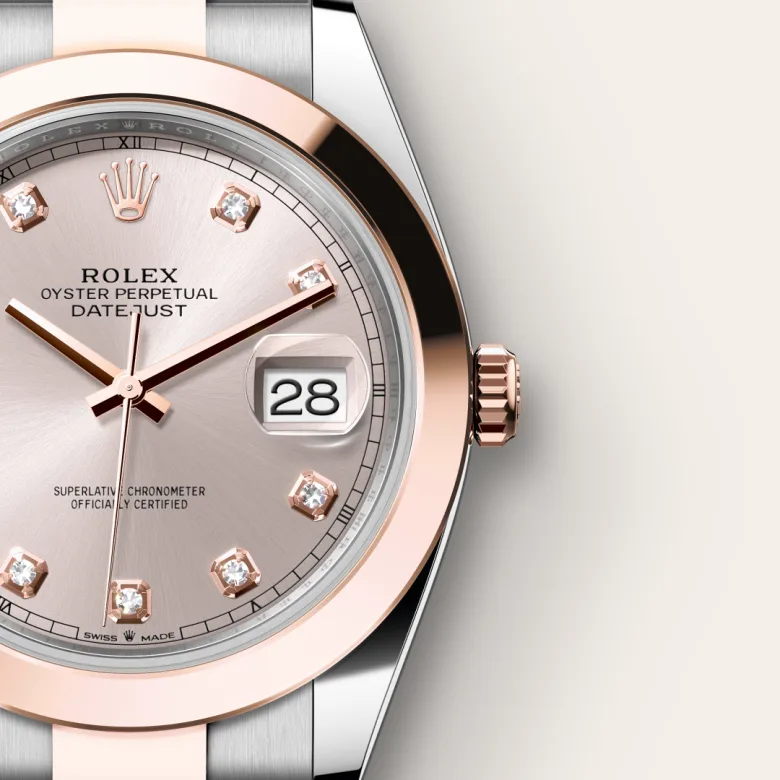 Rolex Datejust in Everose Rolesor - การผสมผสานระหว่าง Oystersteel และเอเวอร์โรสโกลด์, M126301-0007 - Pendulum