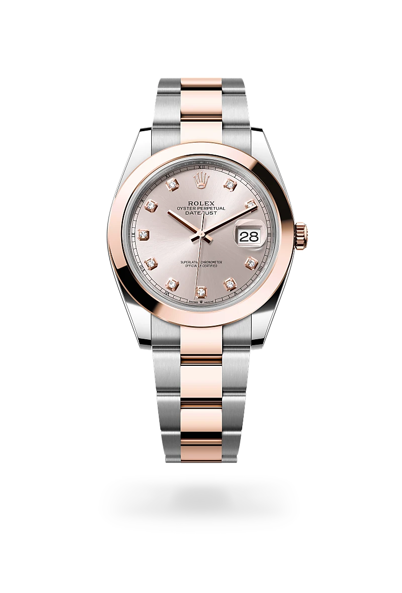 Rolex Datejust in Everose Rolesor - การผสมผสานระหว่าง Oystersteel และเอเวอร์โรสโกลด์, M126301-0007 - Pendulum