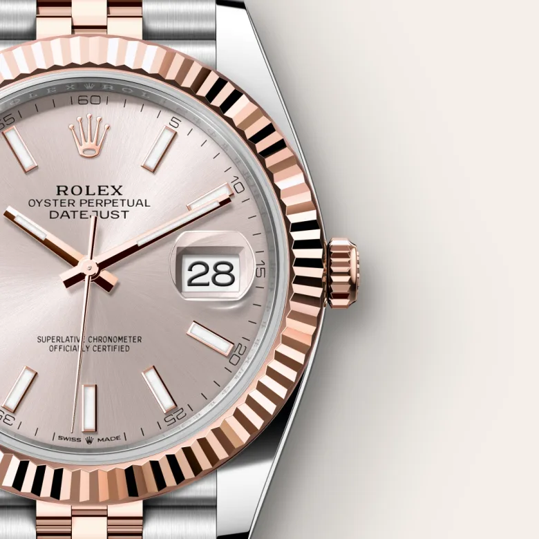 Rolex Datejust in Everose Rolesor - การผสมผสานระหว่าง Oystersteel และเอเวอร์โรสโกลด์, M126331-0010 - Pendulum