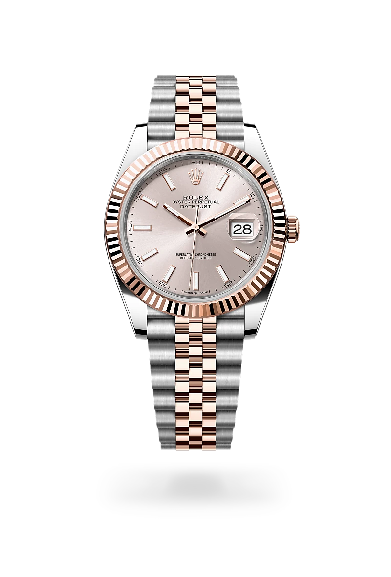 Rolex Datejust in Everose Rolesor - การผสมผสานระหว่าง Oystersteel และเอเวอร์โรสโกลด์, M126331-0010 - Pendulum