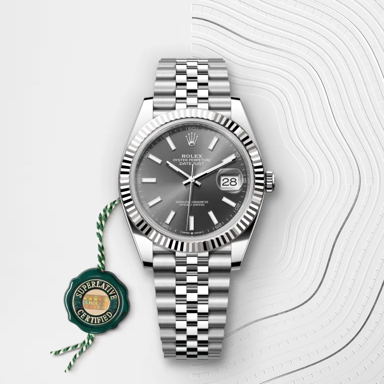 Rolex Datejust in White Rolesor - การผสมผสานระหว่าง Oystersteel และทองคำขาว, M126334-0014 - Pendulum
