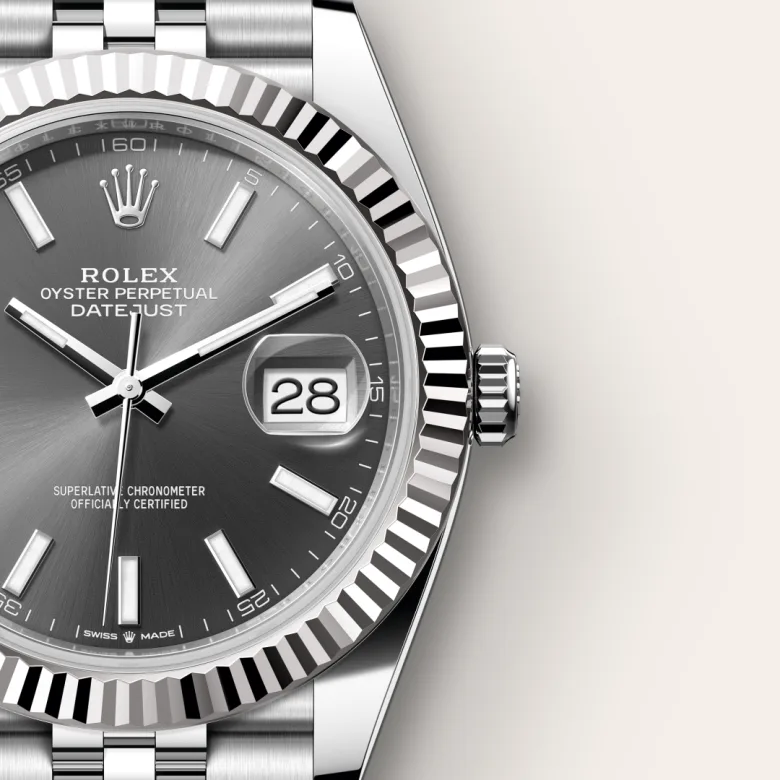 Rolex Datejust in White Rolesor - การผสมผสานระหว่าง Oystersteel และทองคำขาว, M126334-0014 - Pendulum
