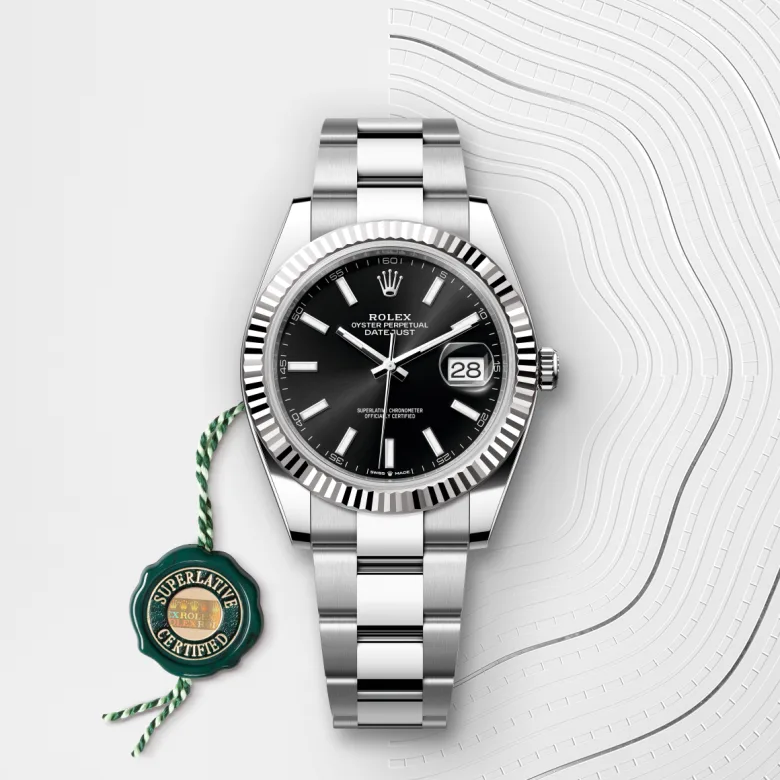 Rolex Datejust in White Rolesor - การผสมผสานระหว่าง Oystersteel และทองคำขาว, M126334-0017 - Pendulum