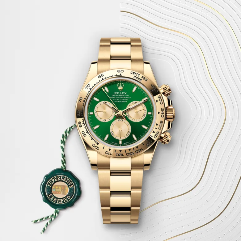 Rolex Cosmograph Daytona in 18 ct yellow gold, M126508-0008 - Pendulum