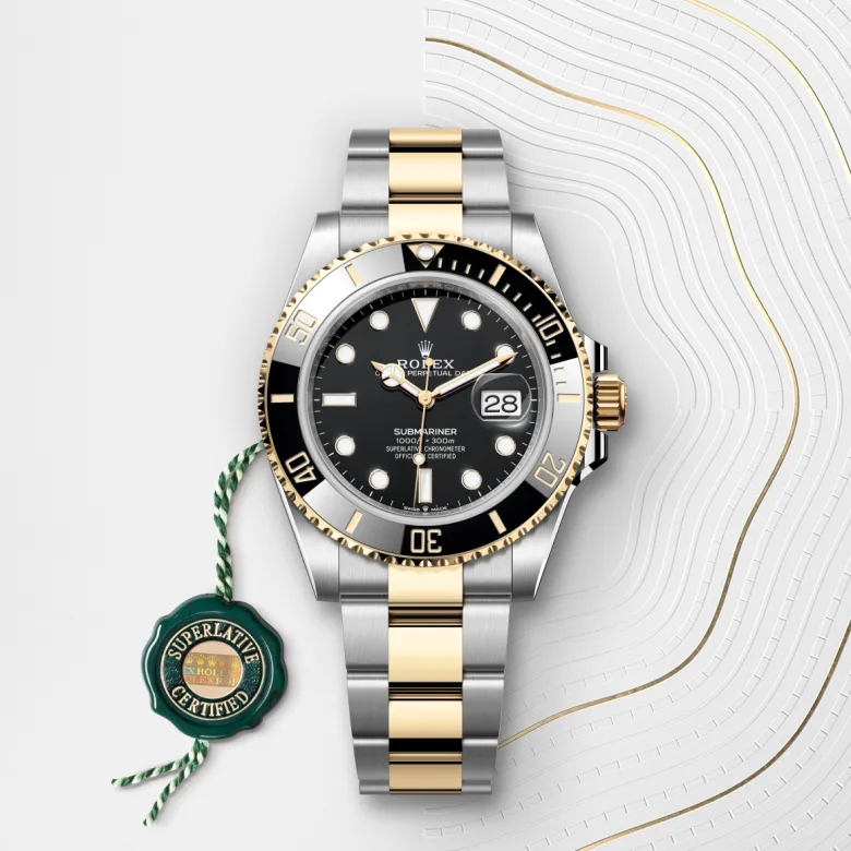 Rolex Submariner in Yellow Rolesor - combination of Oystersteel and yellow gold, M126613LN-0002 - Pendulum