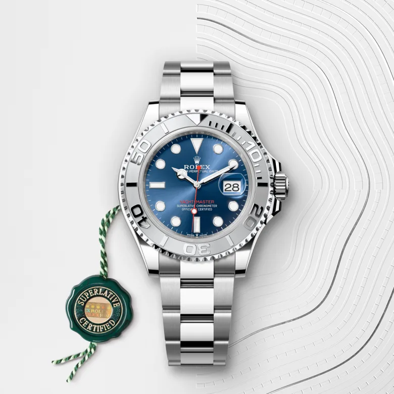 Rolex Yacht-Master in Rolesium - การผสมผสานระหว่าง Oystersteel และแพลทินัม, M126622-0002 - Pendulum