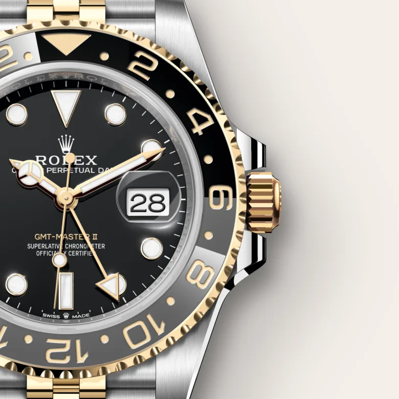 Rolex GMT-Master II in Yellow Rolesor - การผสมผสานระหว่าง Oystersteel และทองคำ, M126713GRNR-0001 - Pendulum