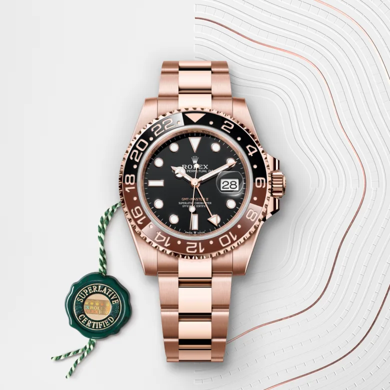 Rolex GMT-Master II in Everose gold 18 กะรัต, M126715CHNR-0001 - Pendulum