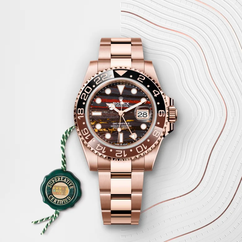 Rolex GMT-Master II in 18 ct Everose gold, M126715CHNR-0002 - Pendulum