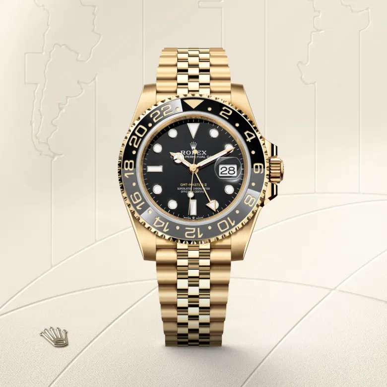 Rolex GMT-Master II in 18 ct yellow gold, M126718GRNR-0001 - Pendulum
