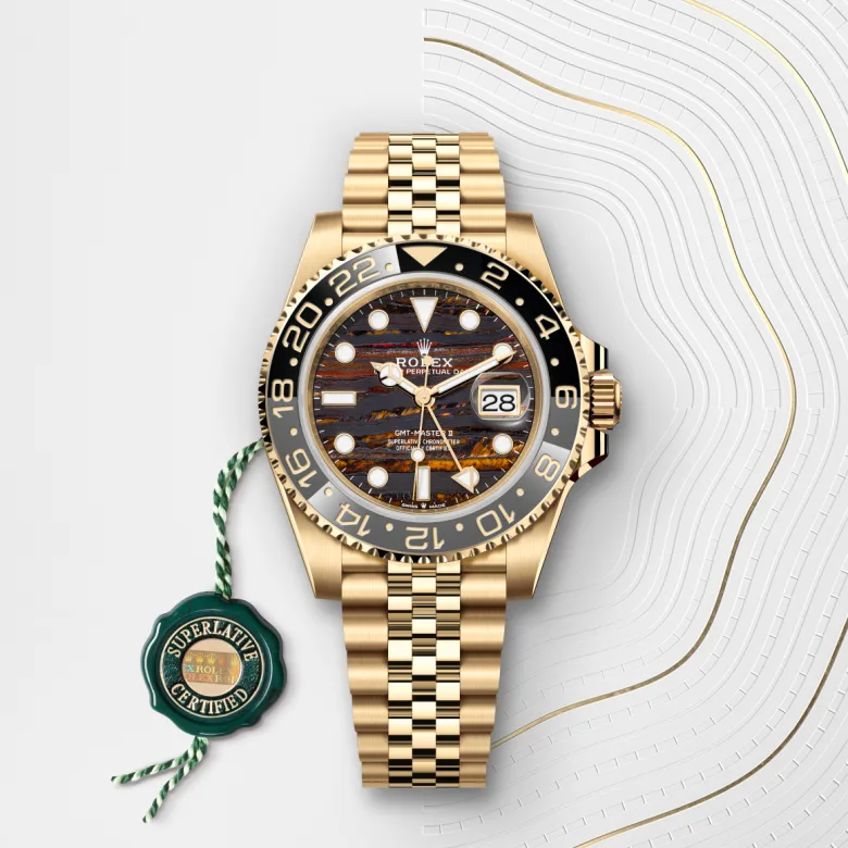 Rolex GMT-Master II in 18 ct yellow gold, M126718GRNR-0002 - Pendulum