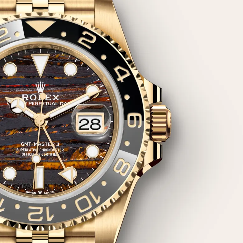 Rolex GMT-Master II in 18 ct yellow gold, M126718GRNR-0002 - Pendulum