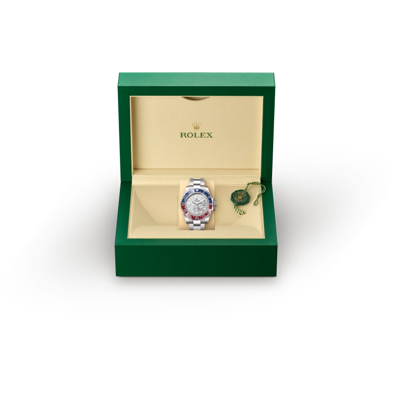 Rolex GMT-Master II in 18 ct white gold, M126719BLRO-0002 - Pendulum