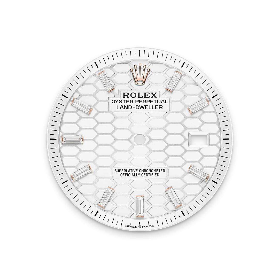 Rolex Land-Dweller in 18 ct Everose gold, M127385TBR-0003 - Pendulum Rolex Land-Dweller in 18 ct Everose gold, M127385TBR-0003 - Pendulum