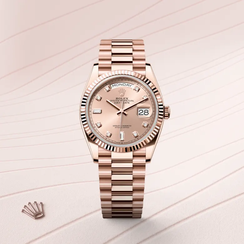 Rolex Day-Date in Everose gold 18 กะรัต, M128235-0009 - Pendulum
